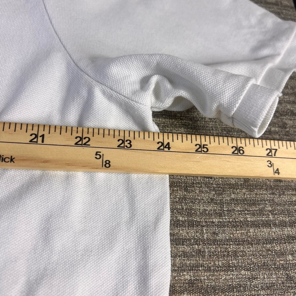 Polo Ralph Lauren Mens XL White Classic Fit Soft Cotton Polo Blue Pony Casual - Picture 5 of 8